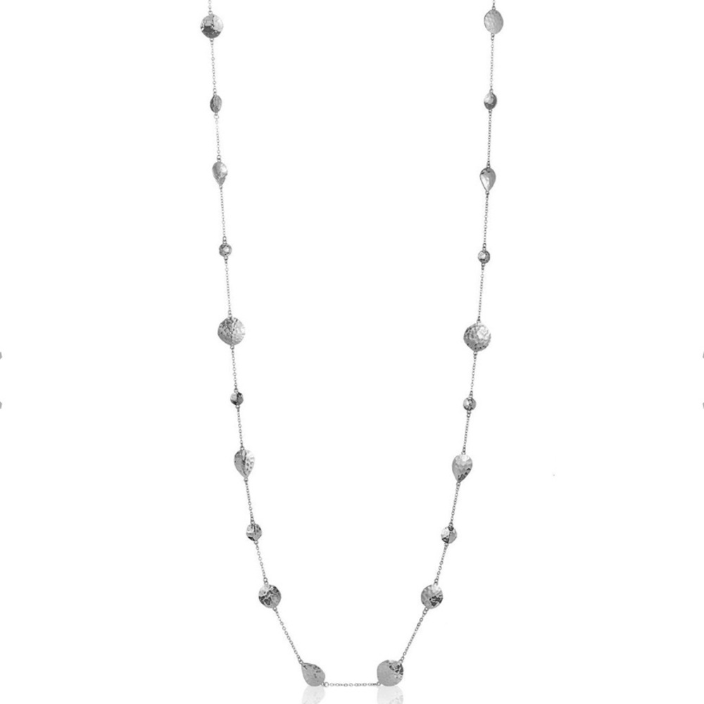 NWOT Melinda Marie Silver Sabrina Pod Necklace
